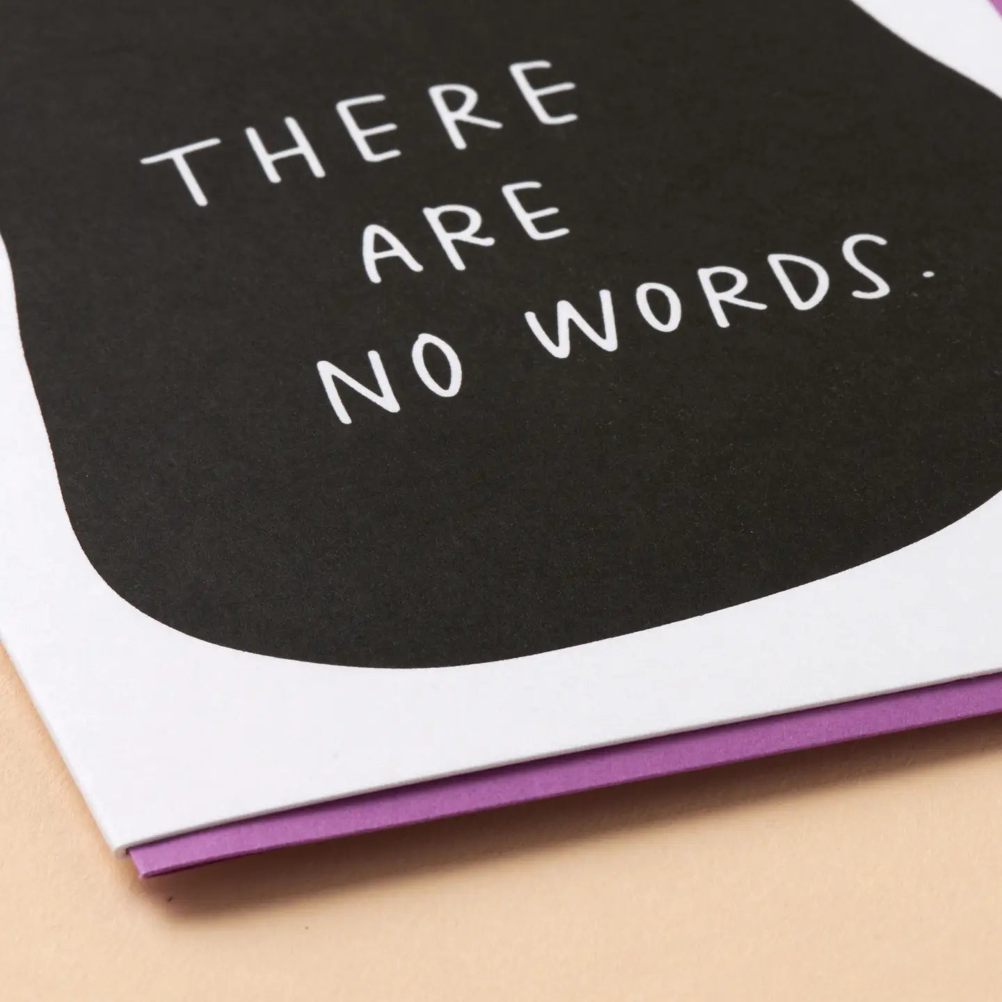 There are No Words Sympathy Card