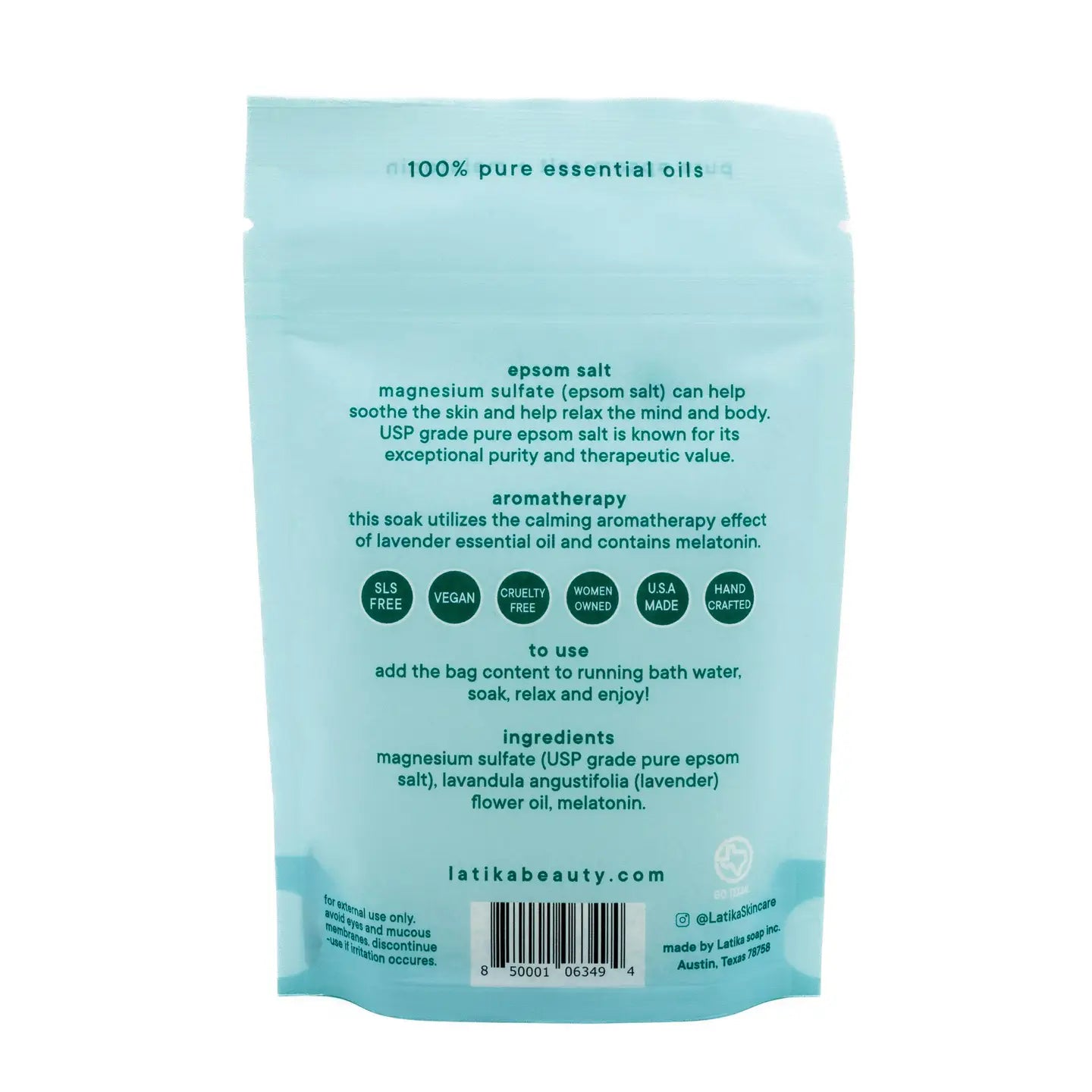 Melatonin Sleep Bath Soak