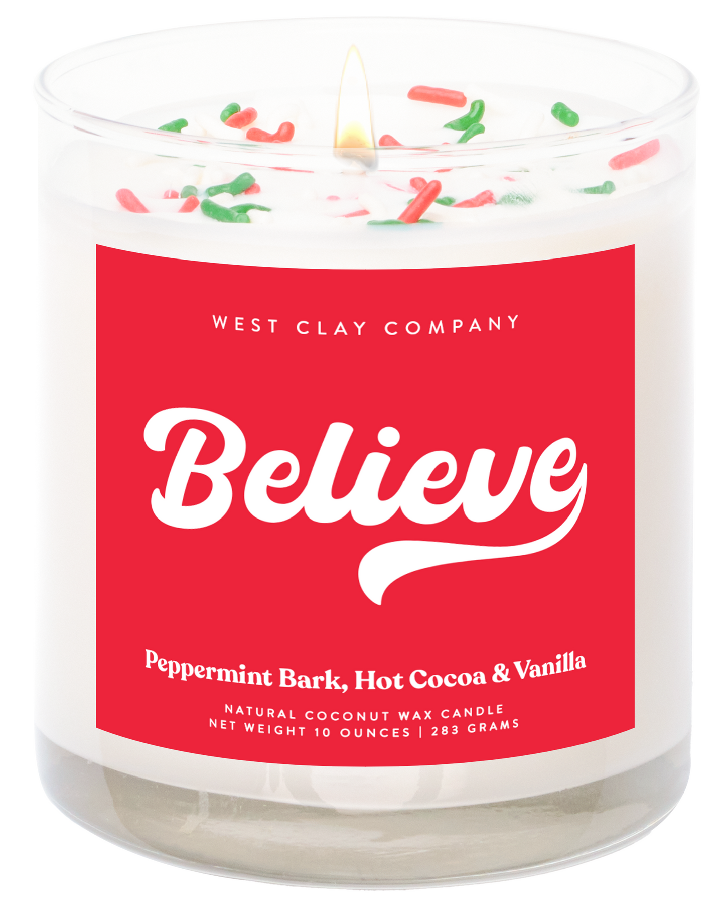 Believe Holiday Candle