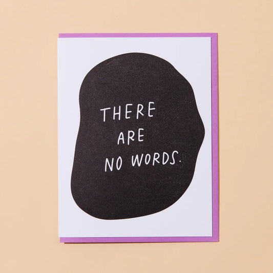 There are No Words Sympathy Card