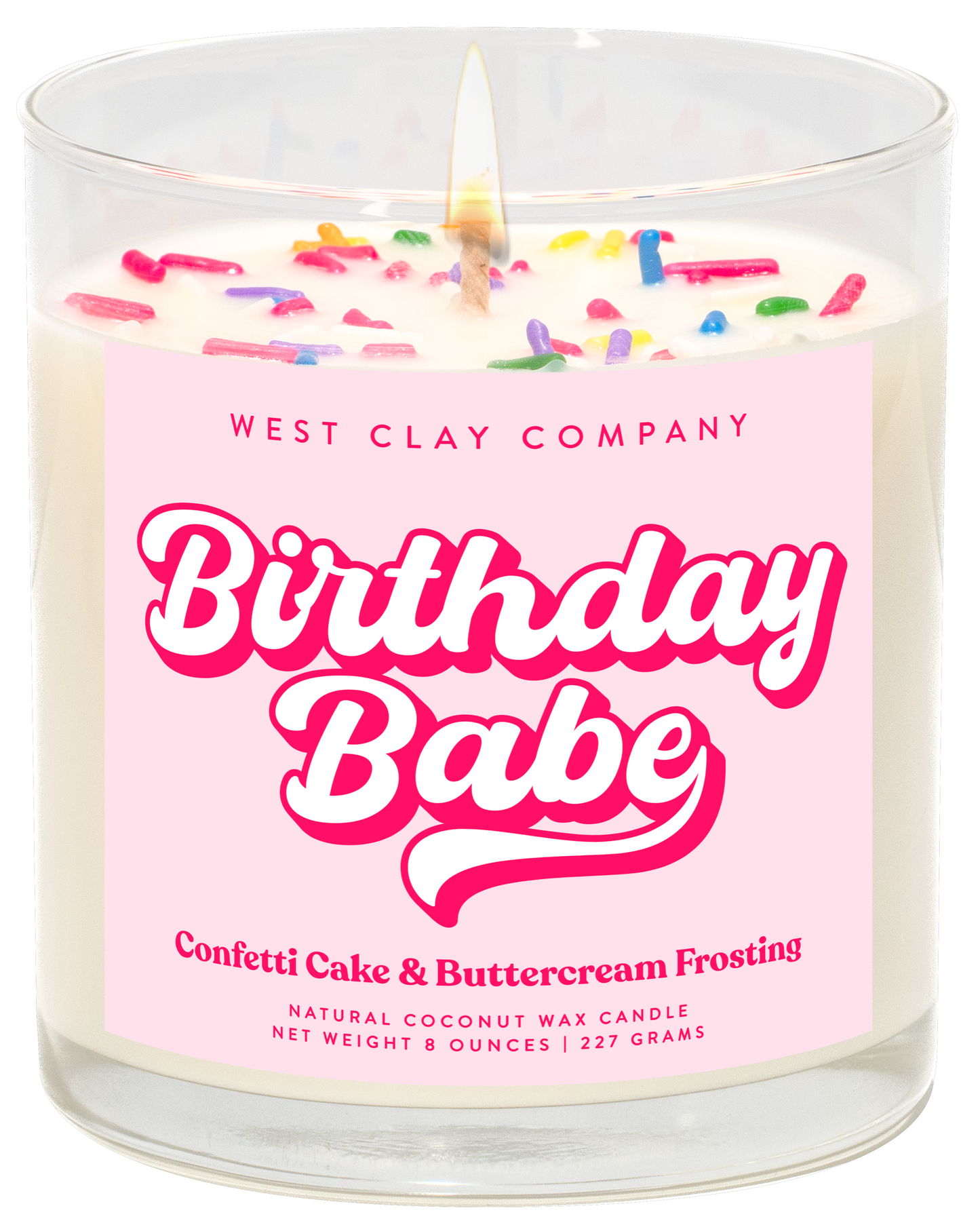 Birthday Babe Sprinkle Candle