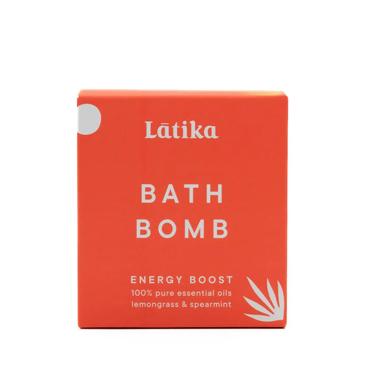 Energy Boost Lemongrass + Spearmint Bath Bomb