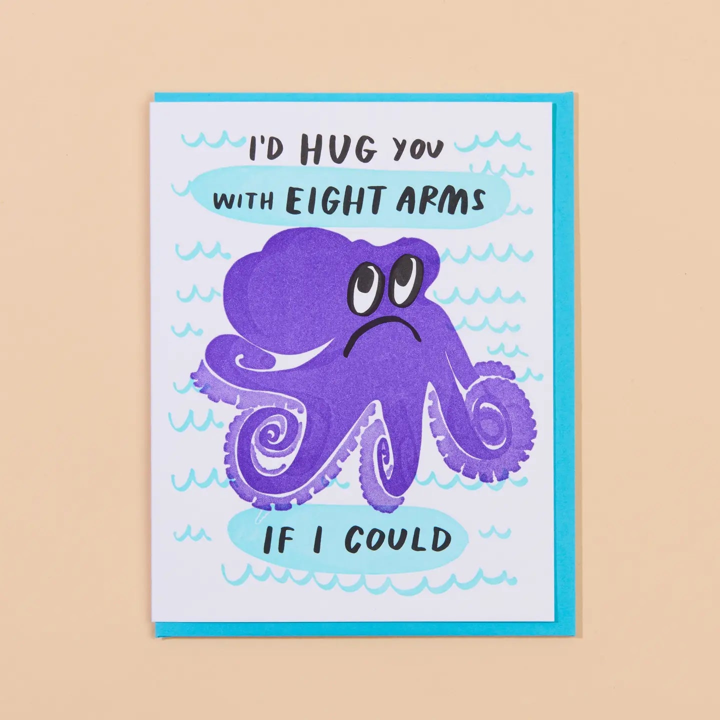 Eight Arms Hug Sympathy Card