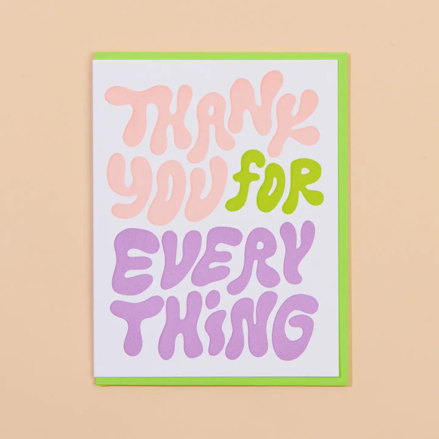 Thank You for Everything Card