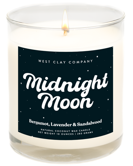 Midnight Moon Candle