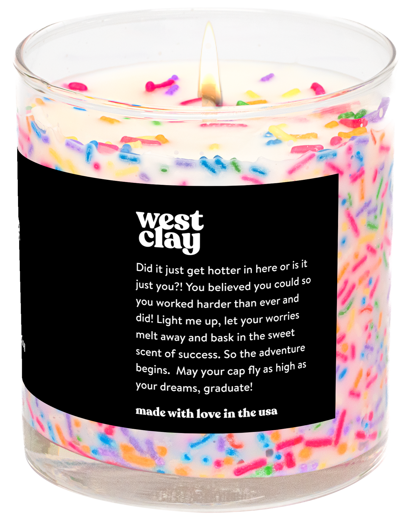 Now One Degree Hotter Sprinkle Candle