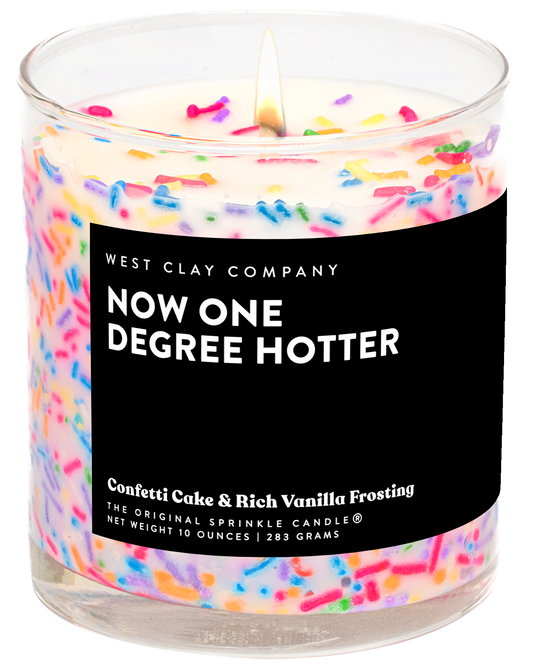 Now One Degree Hotter Sprinkle Candle