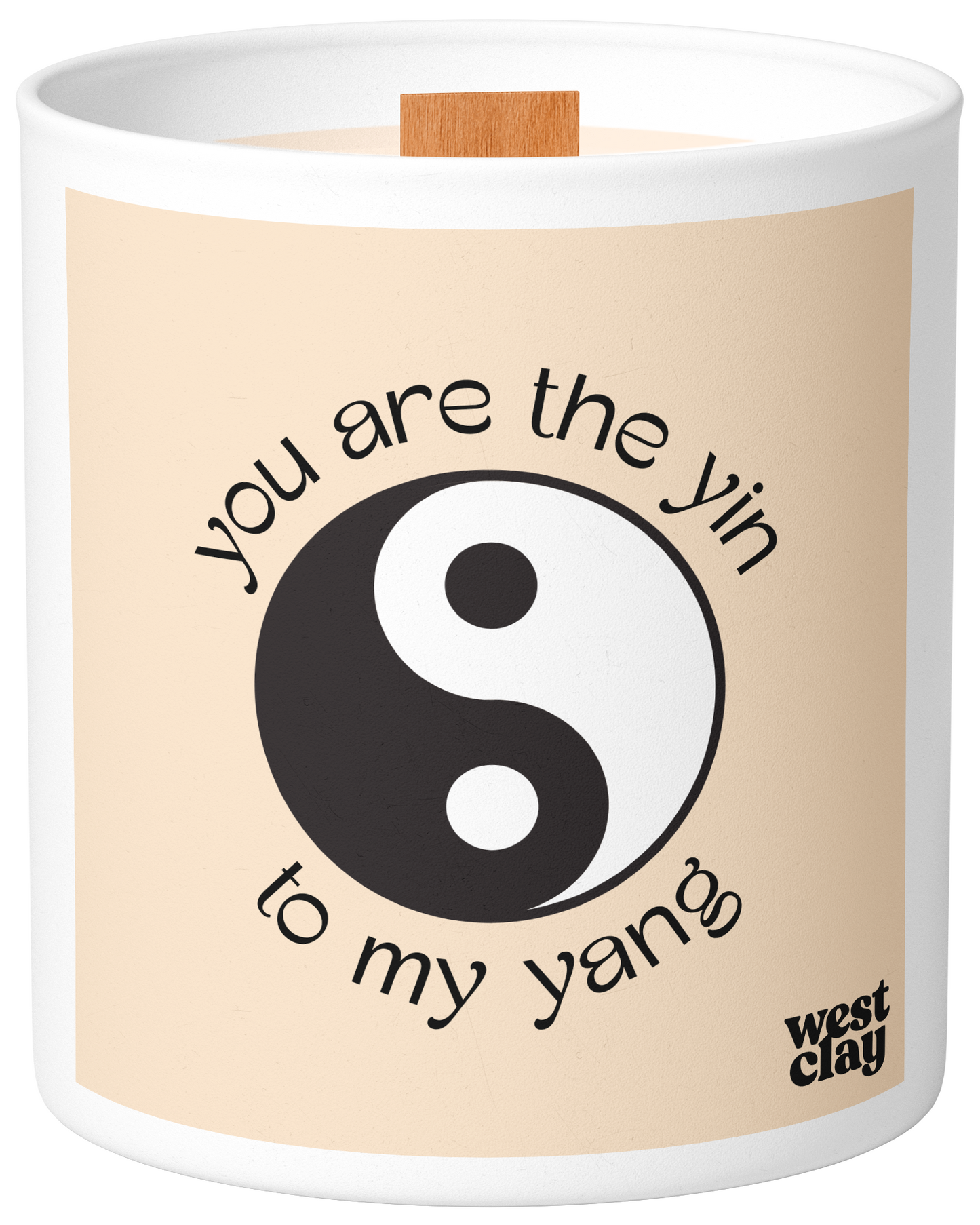 You are the Yin to My Yang Candle