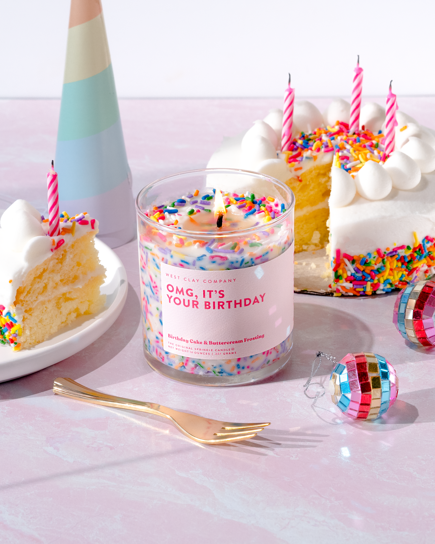 OMG, It’s Your Birthday!™ Cake Sprinkle Candle