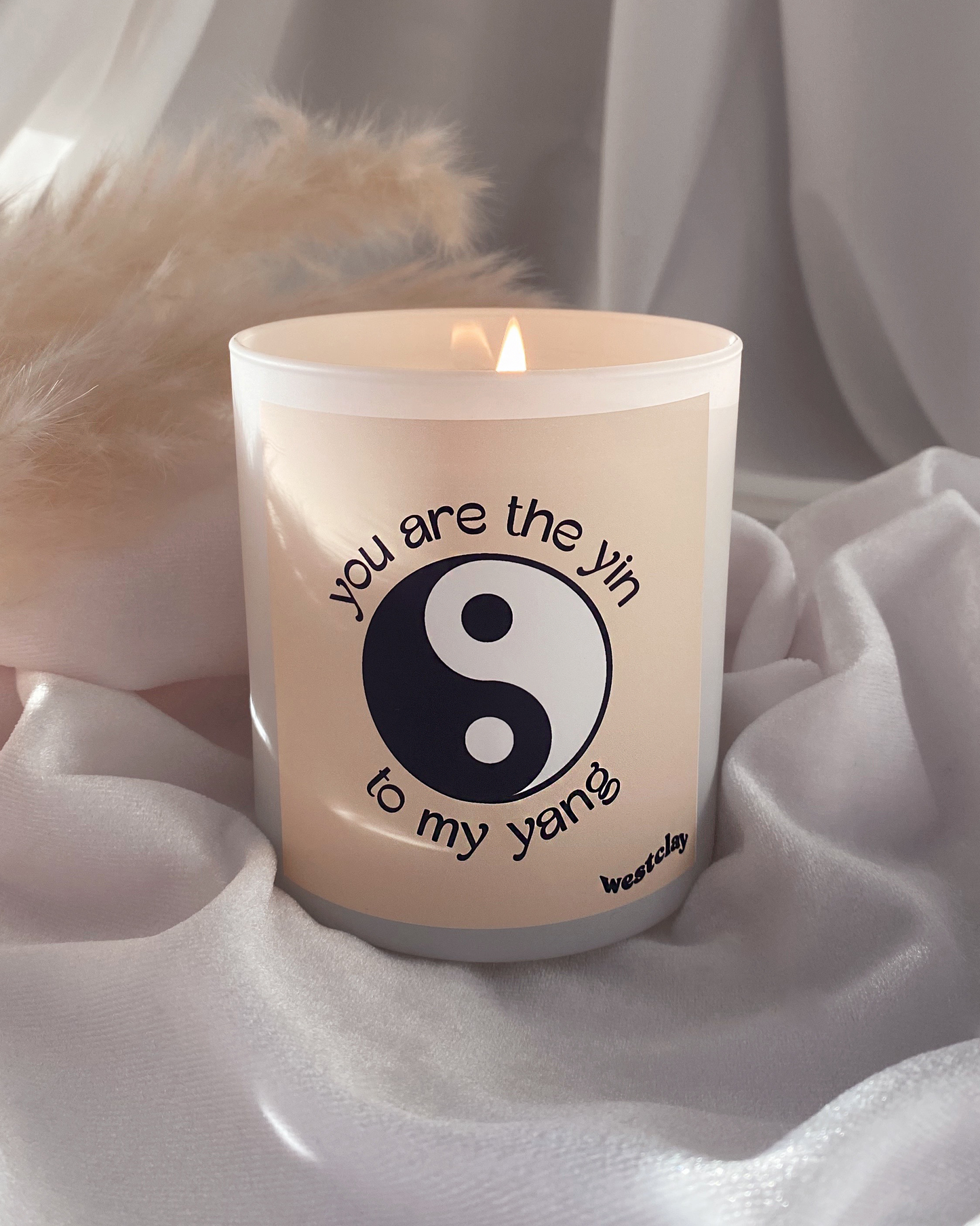 You are the Yin to My Yang Candle